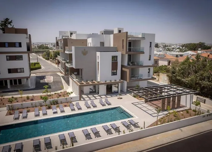 Kalamon Luxury 202 W Pool And Gym Apartament Larnaca